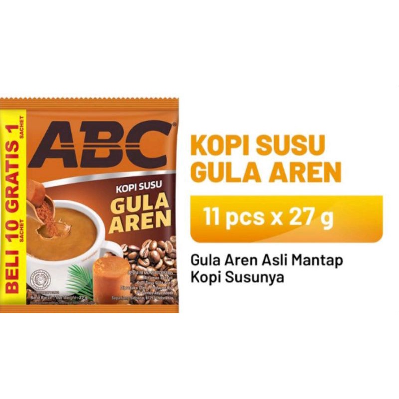 ABC GULA AREN 11X27 Gr