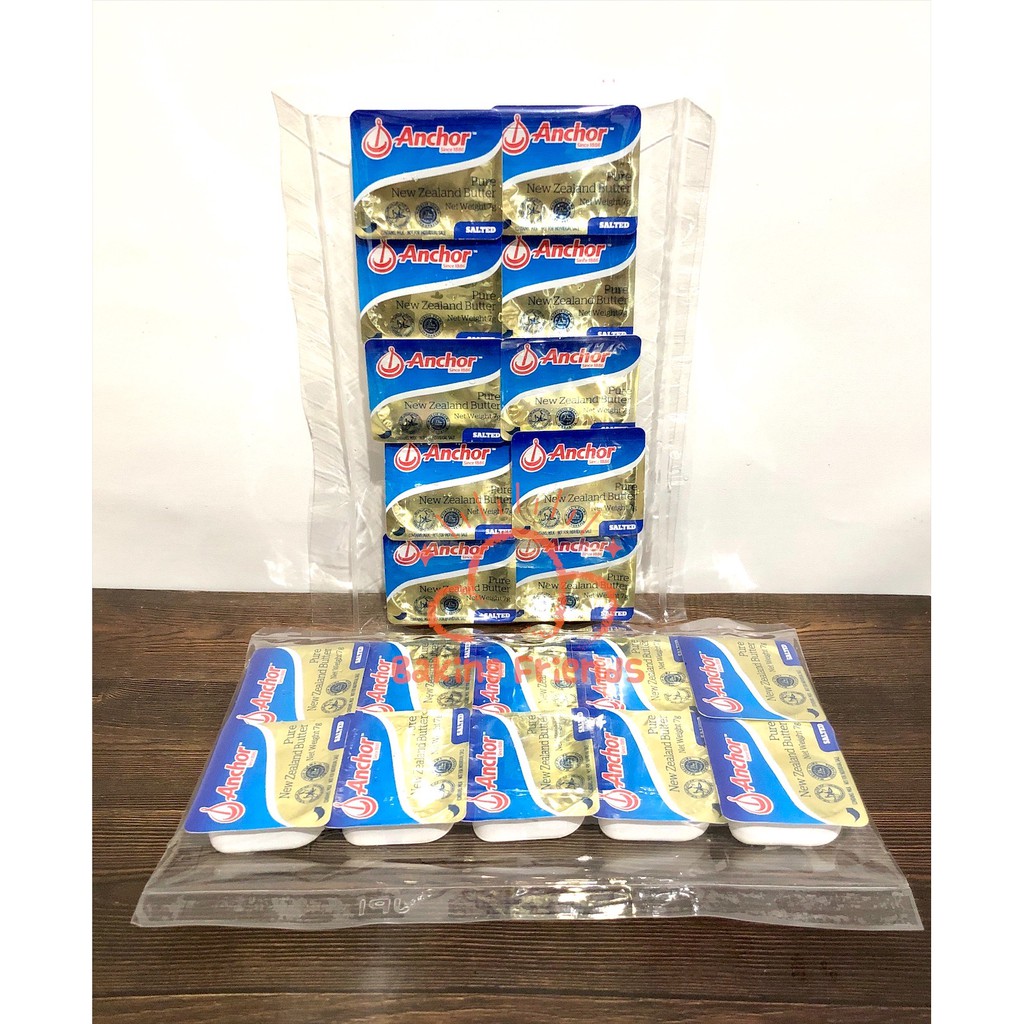 ANCHOR MINIDISH SALTED BUTTER 7GR X 10PCS / SALTED PORTION