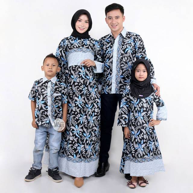  Batik  Couple  keluarga  sania ruffle ori ndoro jowi dnt 