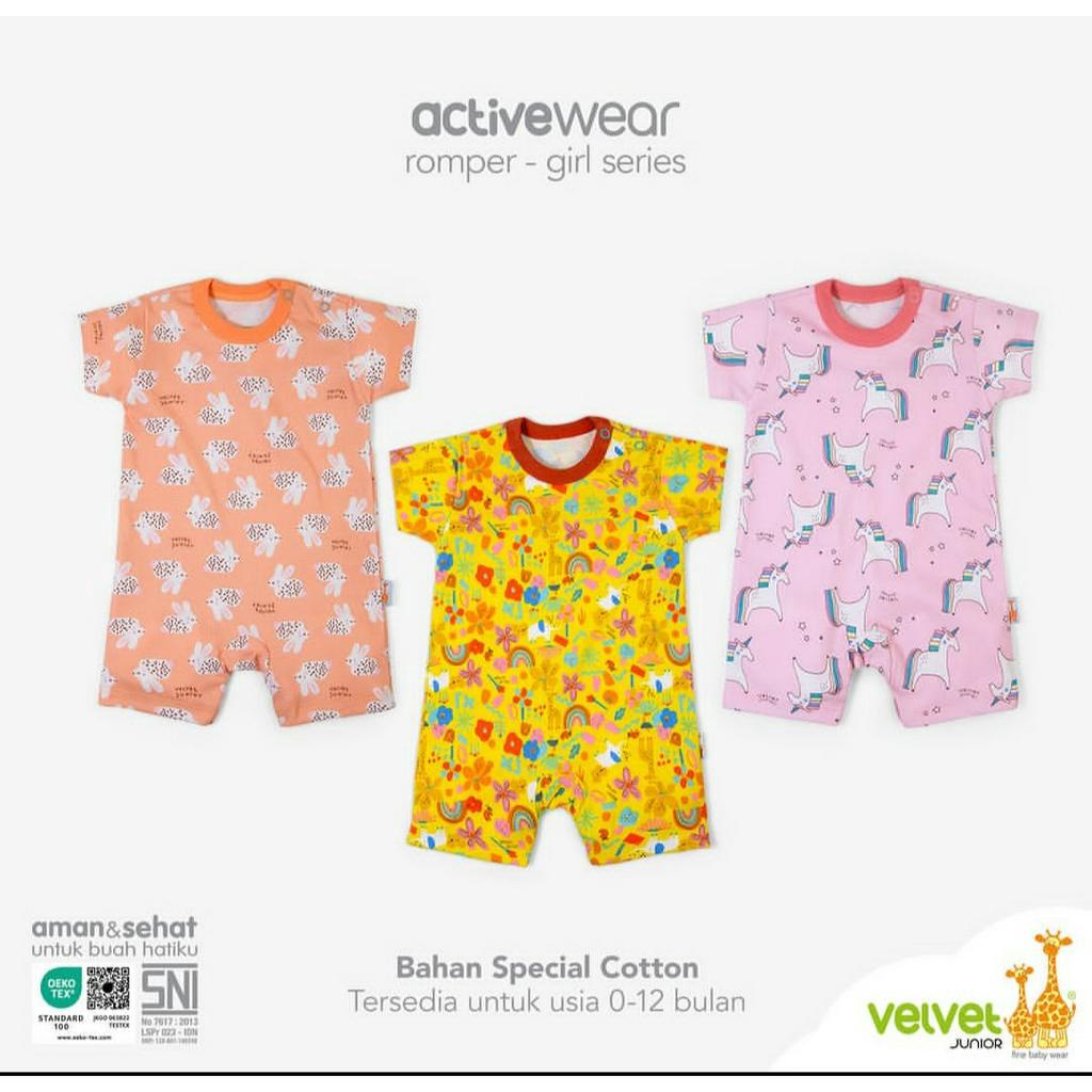 Jumper segiempat Velvet Junior Activewear Bodysuit 1pack isi3