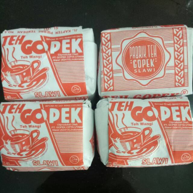 

Teh bubuk cap gopek MERAH 40g