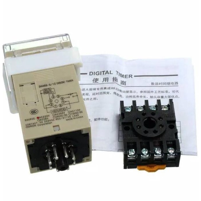 Timer Digital Omron Dh48S-S Untuk Mesin Tetas Telur Dll