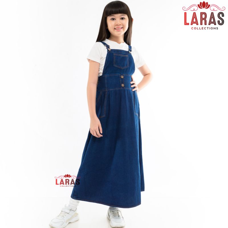 Toball- Overoll Rok Anak Rok jeans anak Warna Navy usia 6-11 tahun kode 8988