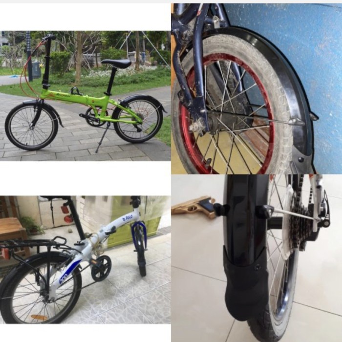 Spakbor Sepeda lipat 20 inch depan belakang 1 Pasang