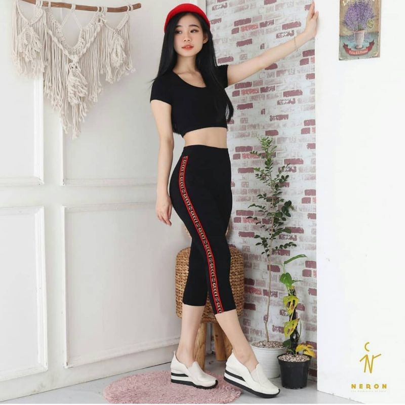 NEW LEGGING 7/8 GC MERAH IMPORT / LEGGING MURAH / LEGGING IMPORT MURAH