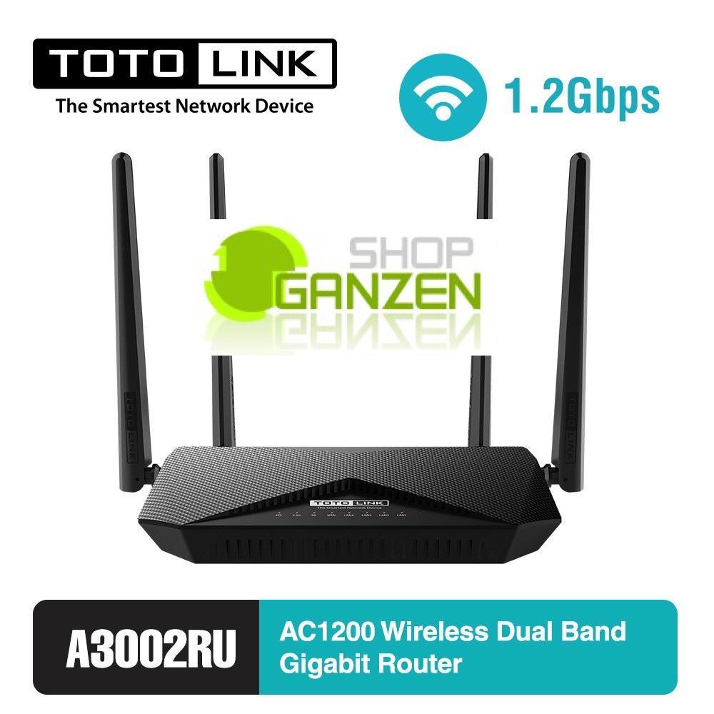 TOTOLINK A3002RU - AC1200 WIRELESS DUAL BAND GIGABIT ROUTER