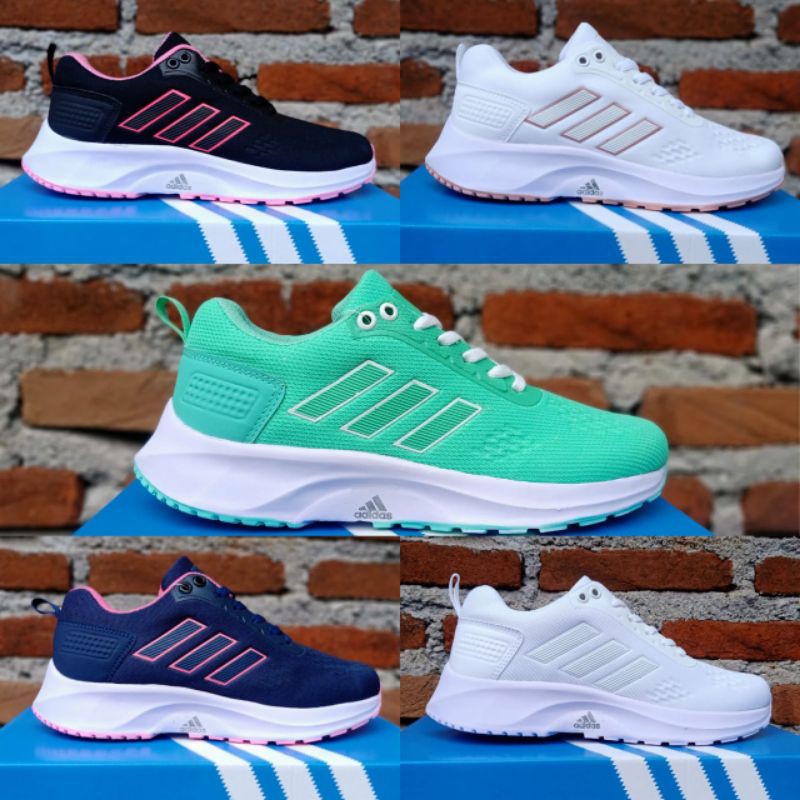 ADIDAS ZOOM SEPATU OLAHRAGA WANITA SENAM ZUMBA AEROBIK LARI RUNNING MURAH