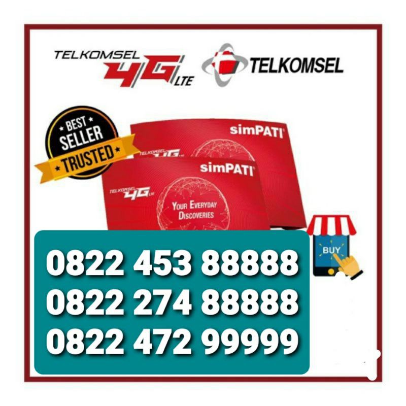 nomor cantik simpati panca 77777, 88888,99999