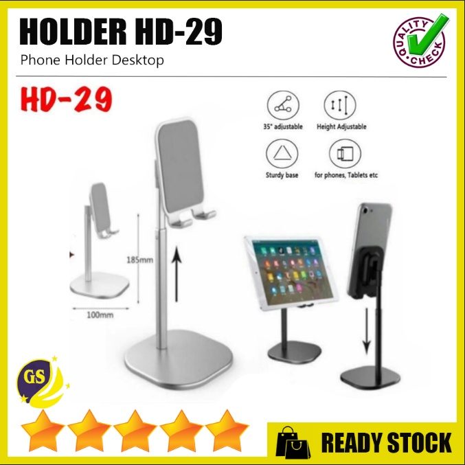 Holder HP GPS Tablet Ipad Pro Folding Stand Desktop Standing HD-29