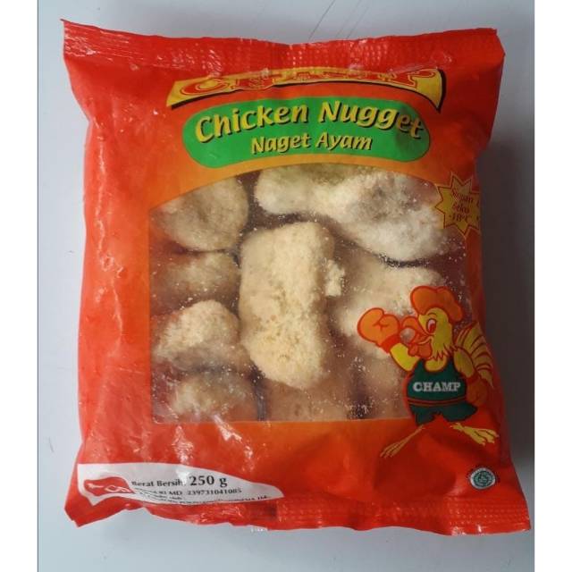 

Nugget ayam champ 250g halal MUI