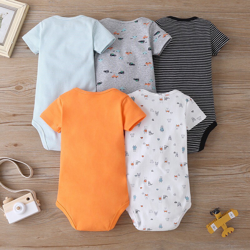 [ISI 5] 3-12 bln PAKAIAN BAYI [Kualitas Impor] BAJU ANAK UNISEX ZF J