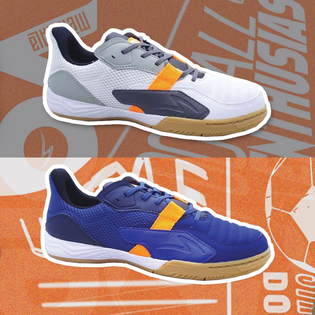 Sepatu Futsal Specs Metasala Void IN - Blue & White Original | Metasala Void