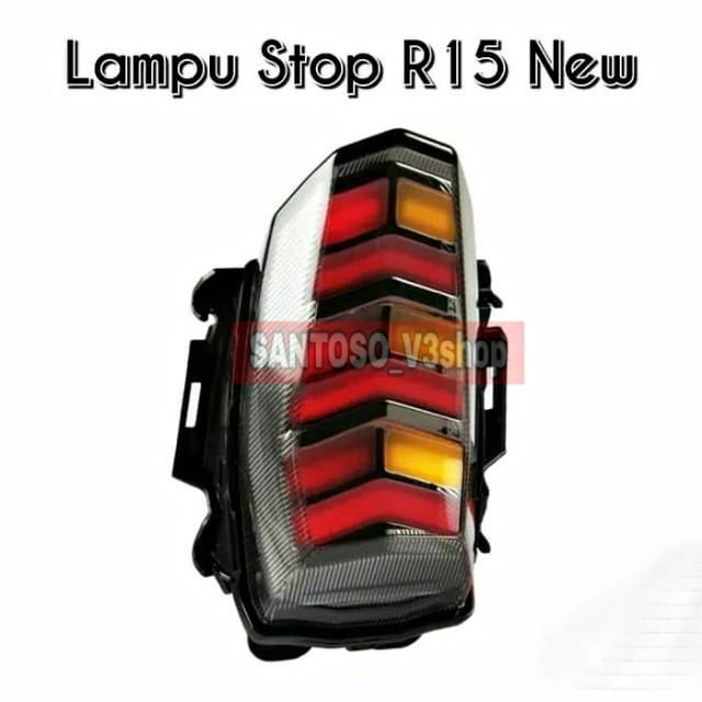 Lampu 3in1 R15 v3 stoplamp r15 v3 lampu belakang r15
