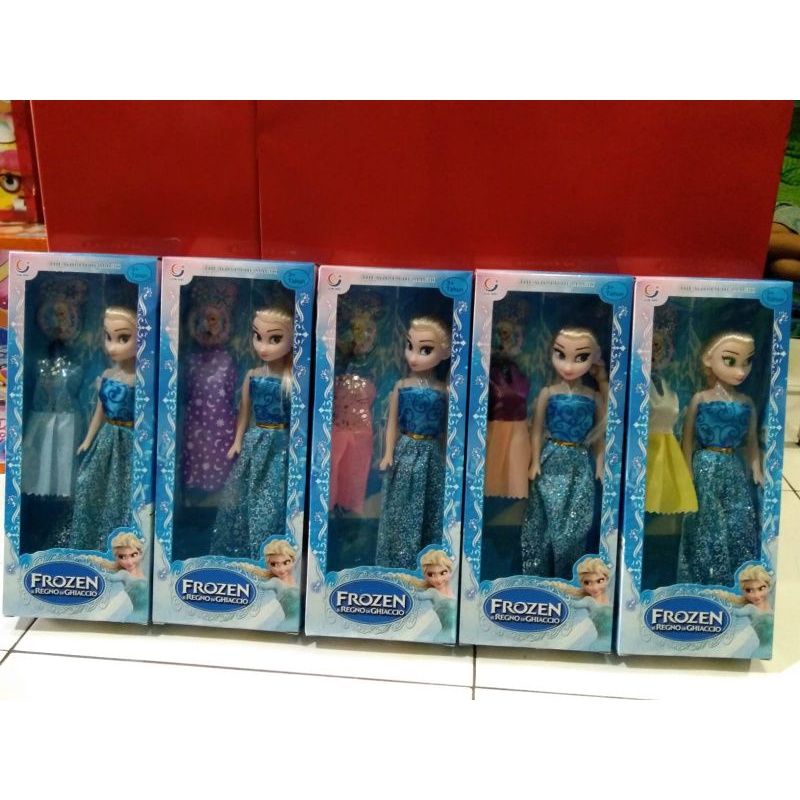 BONEKA BARBIE FROZEN + BAJU