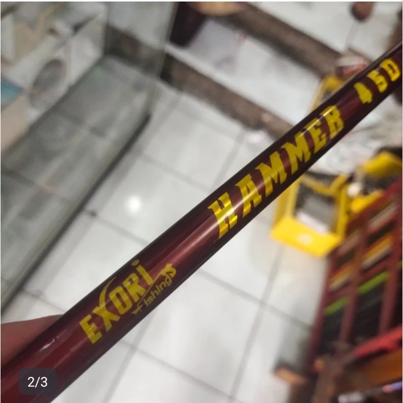BARU- JORAN PANCING TEGEG EXORI HAMMER 360 450 CARBON TEGEG KUAT