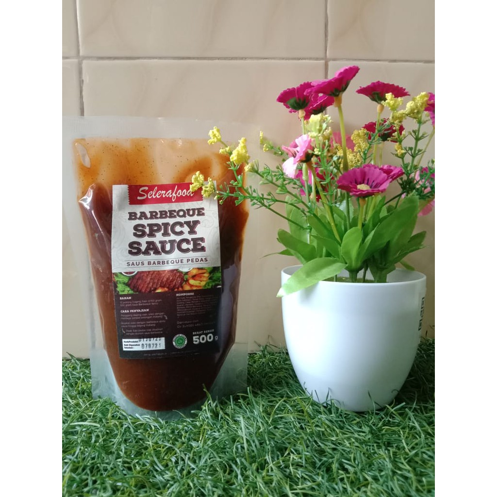 Barbeque Spicy Sauce - Saus Pedas BBQ Selerafood 500 gr/pack