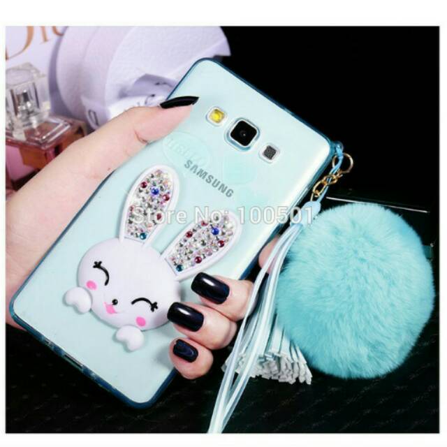 Casing J5 2015/ J7 2015 Softcase Flo Rabbit