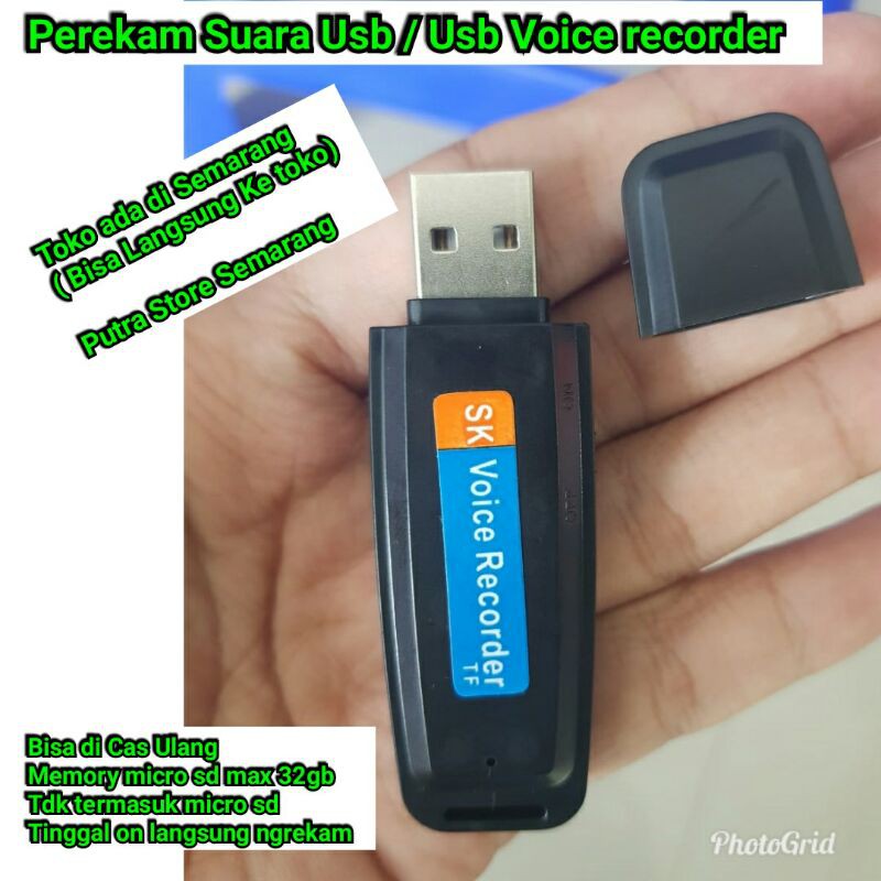 Usb Voice recorder Perekam Suara Usb Simple Praktis