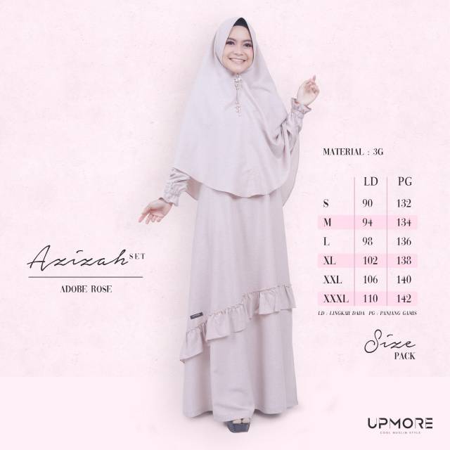 DRESS AZIZAH SET BY UPMORE ORI