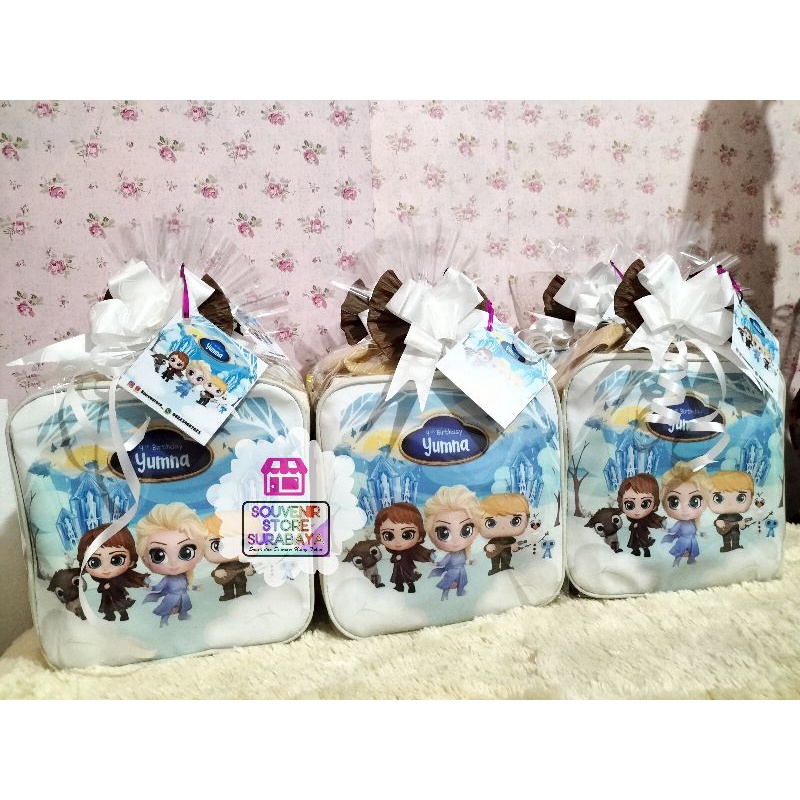 souvenir ultah tas custom / paket ultah anak/bingkisan birthday