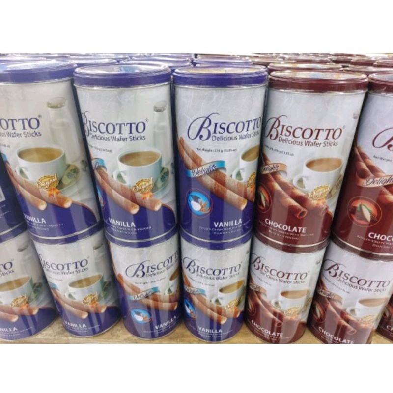 

Biscotto wafer stick Vanilla & chocolate 370Gr