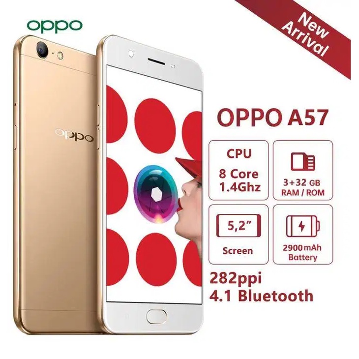 OPPO A57 Baru Original HP Handphone Murah