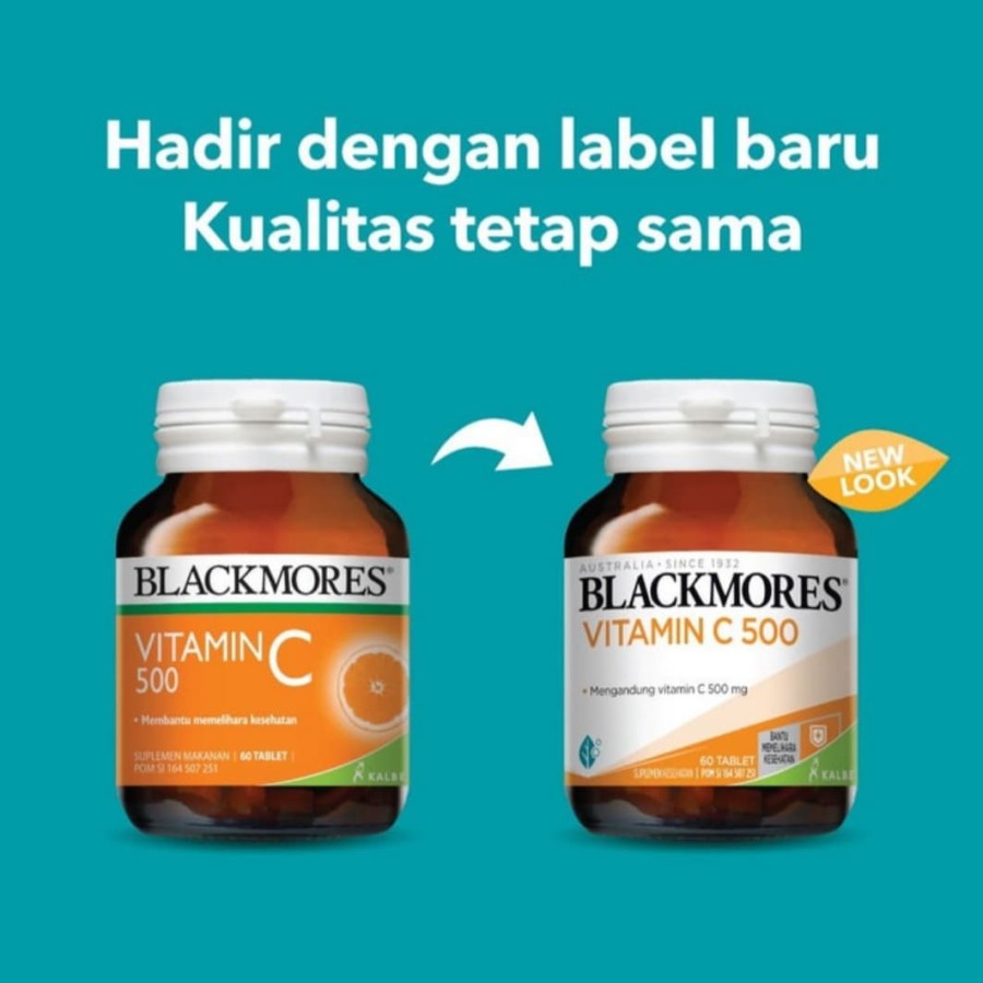 BLACKMORES VITAMIN C 500MG ISI 60 TABLET SUPLEMEN MULTIVITAMIN