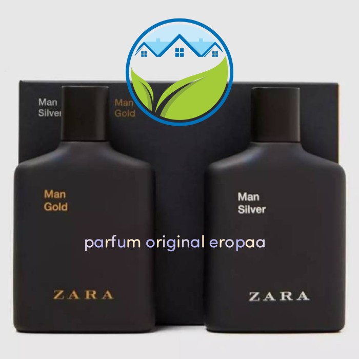 Parfum Original Zara Man Silver  Zara Man Gold 100 ml - Parfum Pria