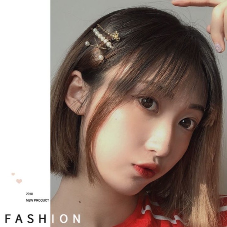 ★ Cayman ★ Pearl Jepit Rambut Hairpin 4pcs Suit Korea Fashion Women Hair Clips Accessories jew28-7