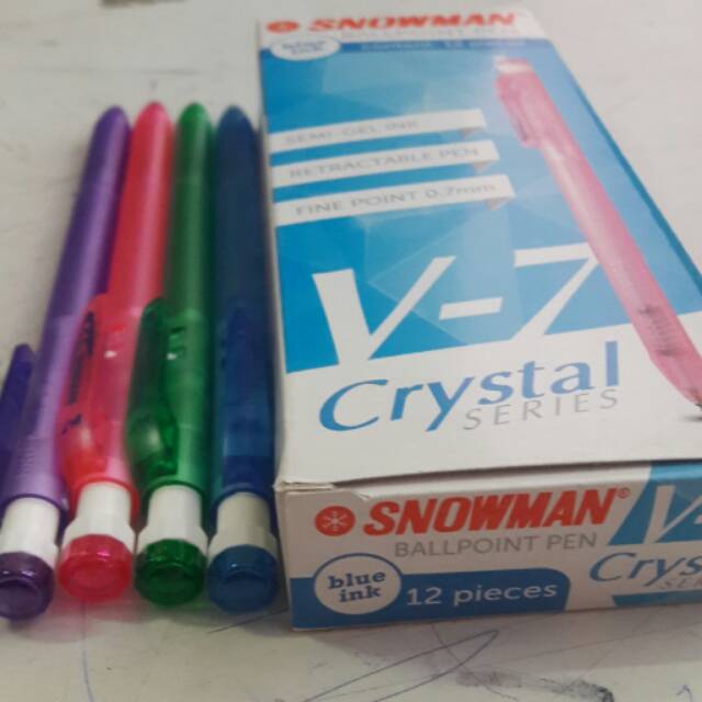 

Ballpen Snowman V7 Biru