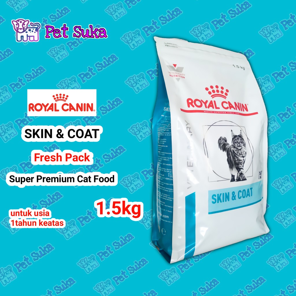 Jual ROYAL CANIN SKIN AND COAT 1.5KG Indonesia
