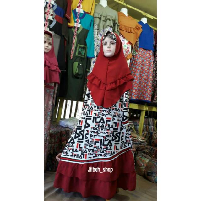 Gamis Anak Gamis Loreng Gamis Fila Shopee Indonesia