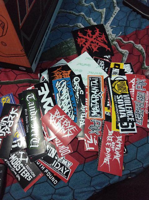 Sticker Murah / Sticker Band Metal, Punk, Dll