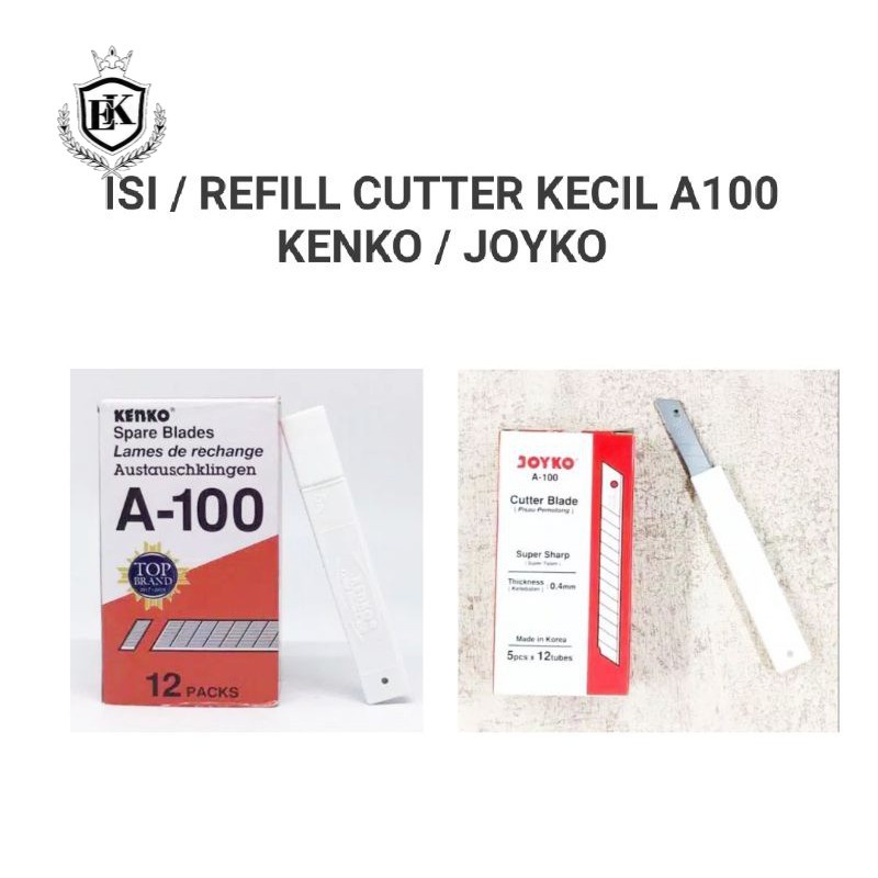 

Isi / Refill Cutter Blade Joyko Kenko Kecil A - 100 (Ek_Official_Store)