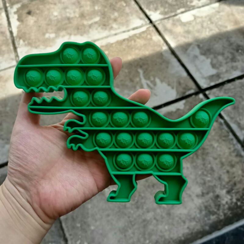 Mainan Viral Pop it Fidget Rainbow, Pop it viral, Mainan pop it, Fidget toys-T-rex