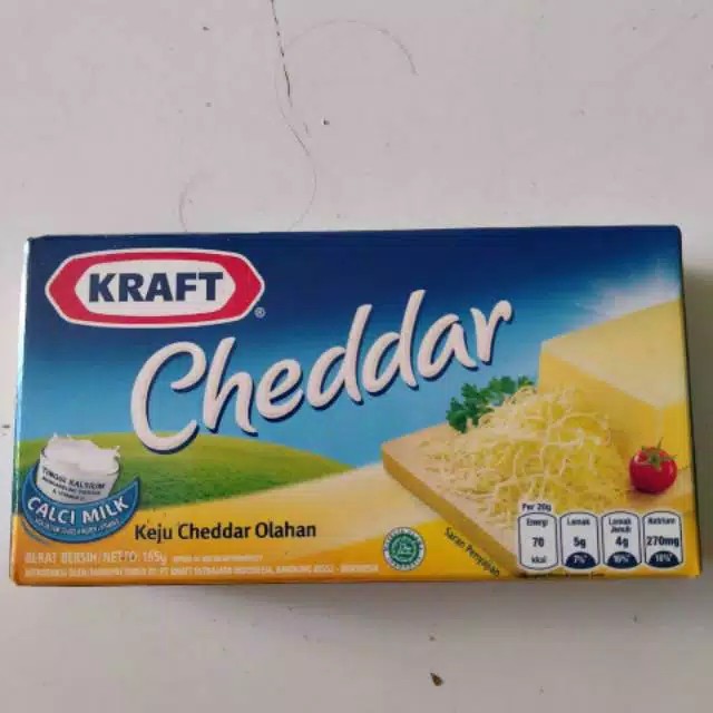 Kraft Cheddar 160 Gram / Keju KRAFT CHEDDAR 160Gr