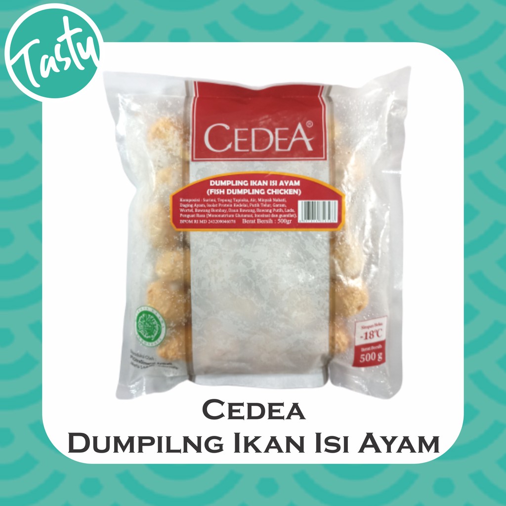 

Cedea Fish Dumpling Chicken / Dumpling Ikan Isi Ayam 500gr