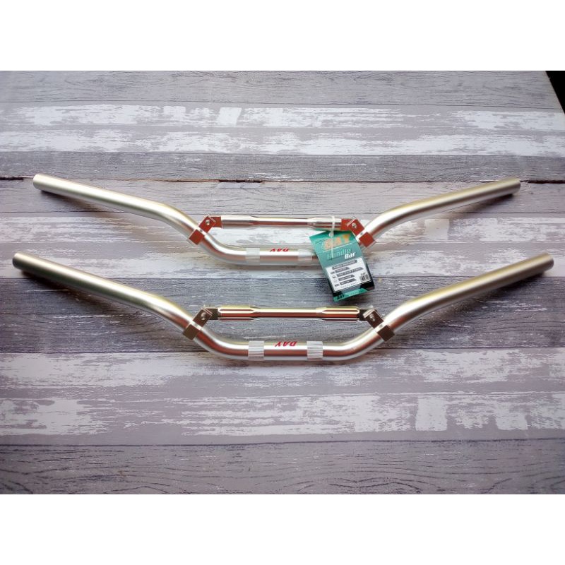 stang stir handle bar Day tipe model low set palang stabilizer stang silver pnp universal all semua 