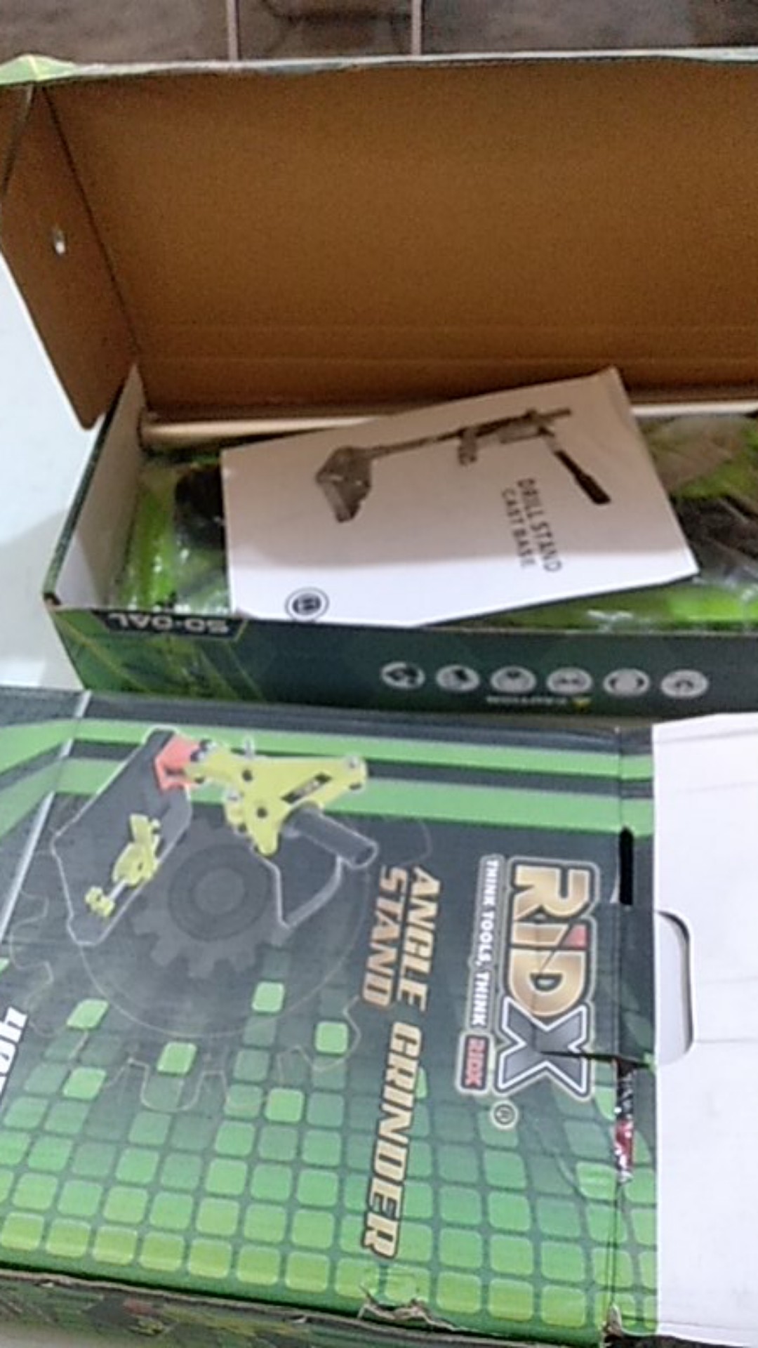 Stand Dudukan Mesin Gerinda Grenda Tangan Angle Grinder Stand Ridx