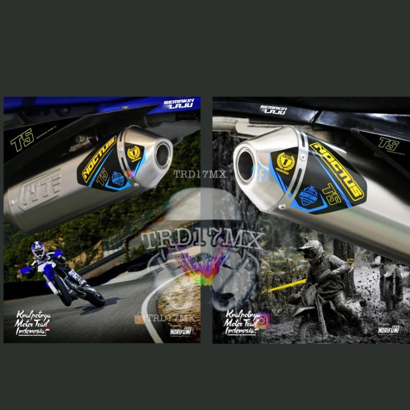 Knalpot norifumi noctus T5 standar crf klx