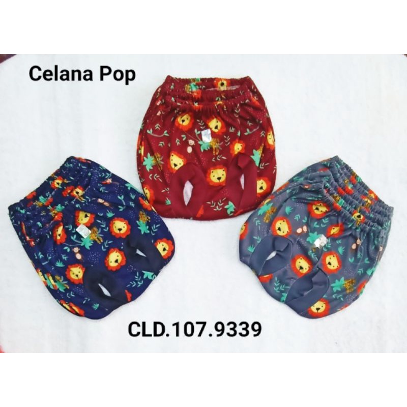 3Pcs baju bayi 0-3m NASUKA katun halus SNI Baju bayi Newborn Premium Pakaian Bayi Baru Lahir-3pc singa cln pop