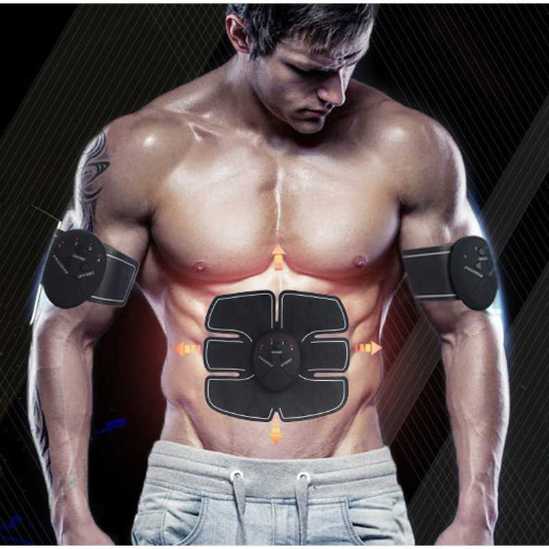 Alat Stimulator Terapi EMS Aman Digunakan Otot Six Pack ABS Abdominal Muscle Exercise Multifungsi