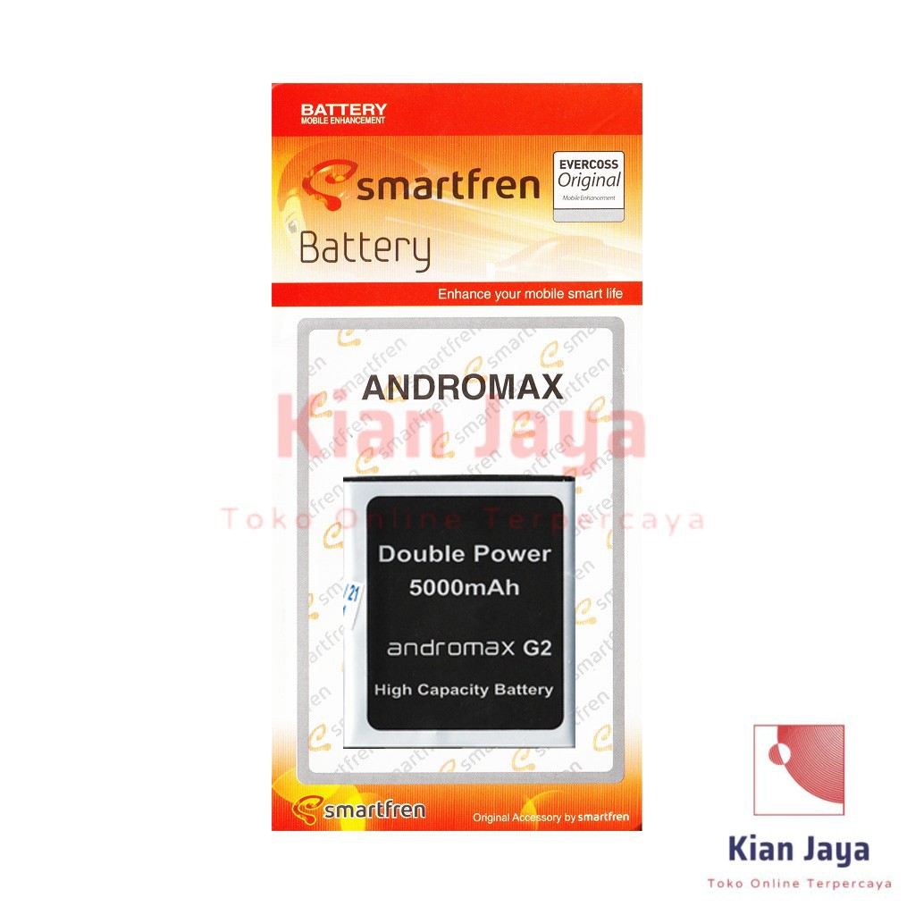 Baterai Hp Smartfren Andromax G2 / H11293 Original Batre Batrai Battery Double Power