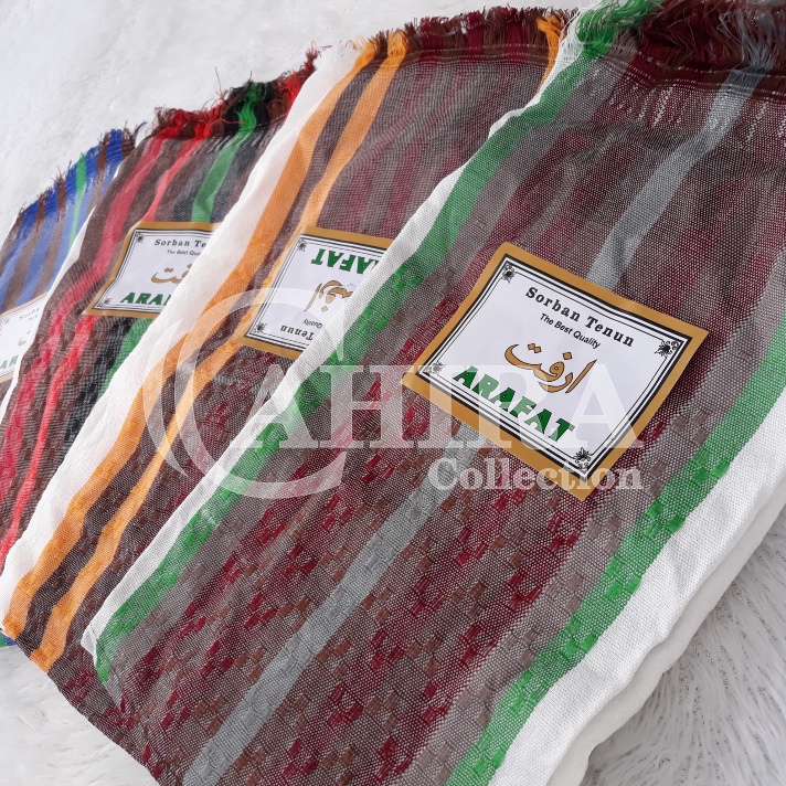 SORBAN ARAFAT LIST SURBAN HAJI UMROH KUALITAS TERJAMIN