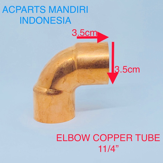 Elbow tembaga 11/4” knee tembaga 11/4”