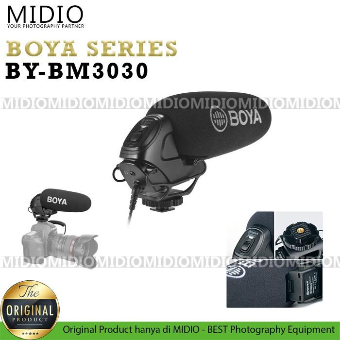 MIC BOYA BY BM3030 Shotgun Condenser Mic kamera DSLR mirorrless Best Seller