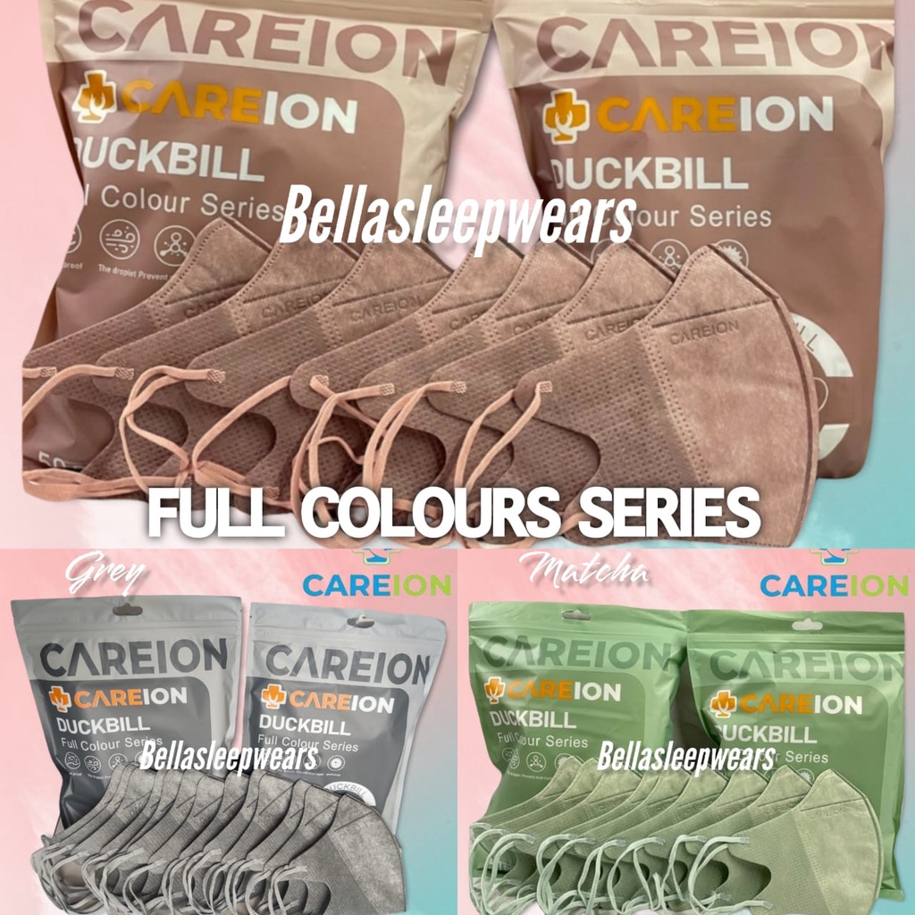 FULL COLOURS SERIES 4PLY DB CAREION EMBOSS ISI 50- MASKER DUCKBILL 4PLY CAREION EMBOS COLOUR PASTEL FCS