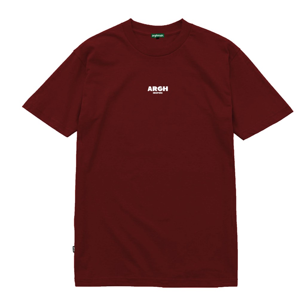 Arghinspire Kaos Maroon Hitam Putih - Tshirt Simcity