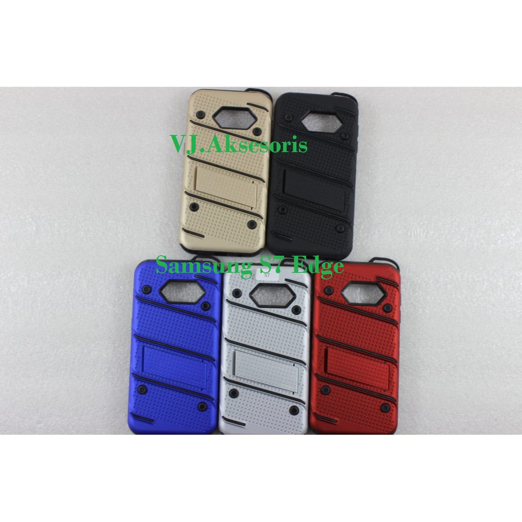 Hardcase Samsung S7 Edge - Phantom Case -Hybrid kickstand phantom