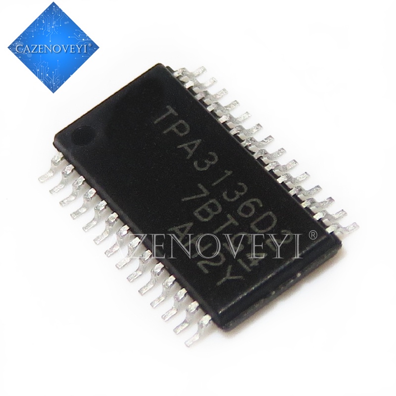 2pcs / lot Sparepart Komponen Elektronik Chip TPA3136D2PWPR TPA3136D2 TPA3136 HTSSOP-28